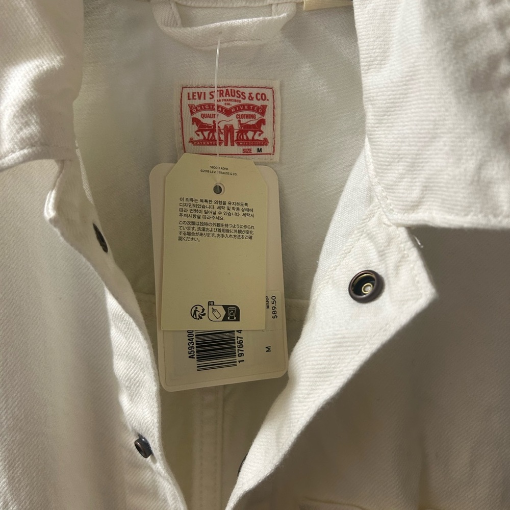 Levi's Denim Ivory Jumpsuit